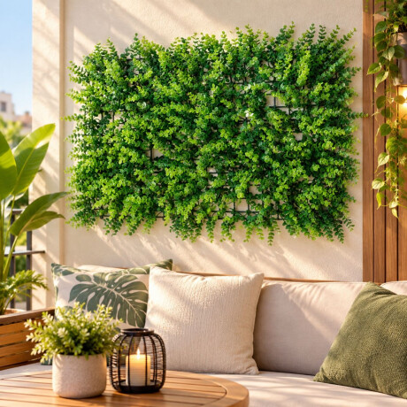 Panel planta artificial para pared Panel planta artificial para pared