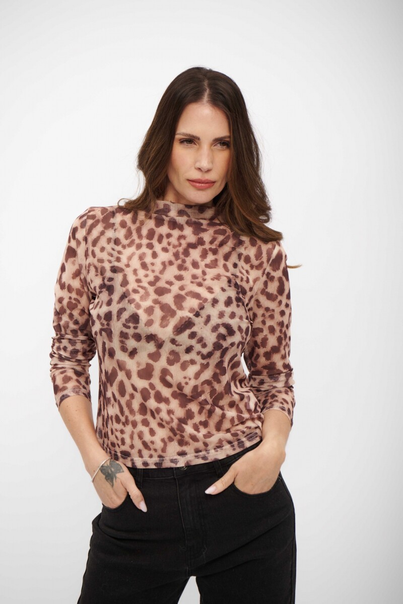 TOP NICOLE ANIMAL PRINT