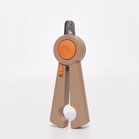CORTAUÑAS PARA MASCOTAS CON LUZ LED (MARRÓN) CORTAUÑAS PARA MASCOTAS CON LUZ LED (MARRÓN)