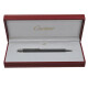 Cartier Stylo Bille Must Santos ST150171 laque gris mate con estuche Cartier Stylo Bille Must Santos ST150171 laque gris mate con estuche