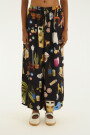 PANTALON ESTAMPADO Negro
