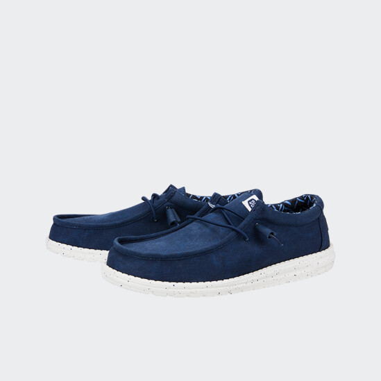 Calzado Hey Dude Wally Canvas Navy