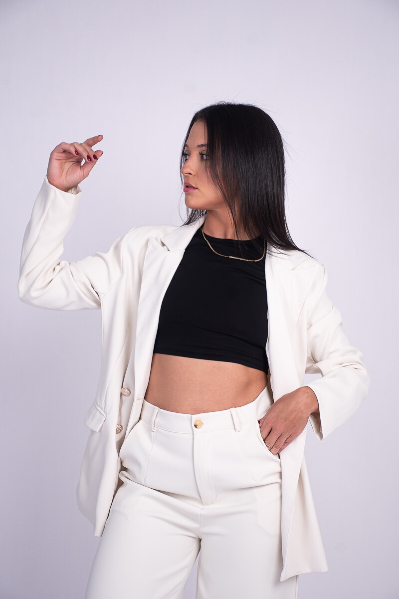 Blazer 4 botones - Crudo 