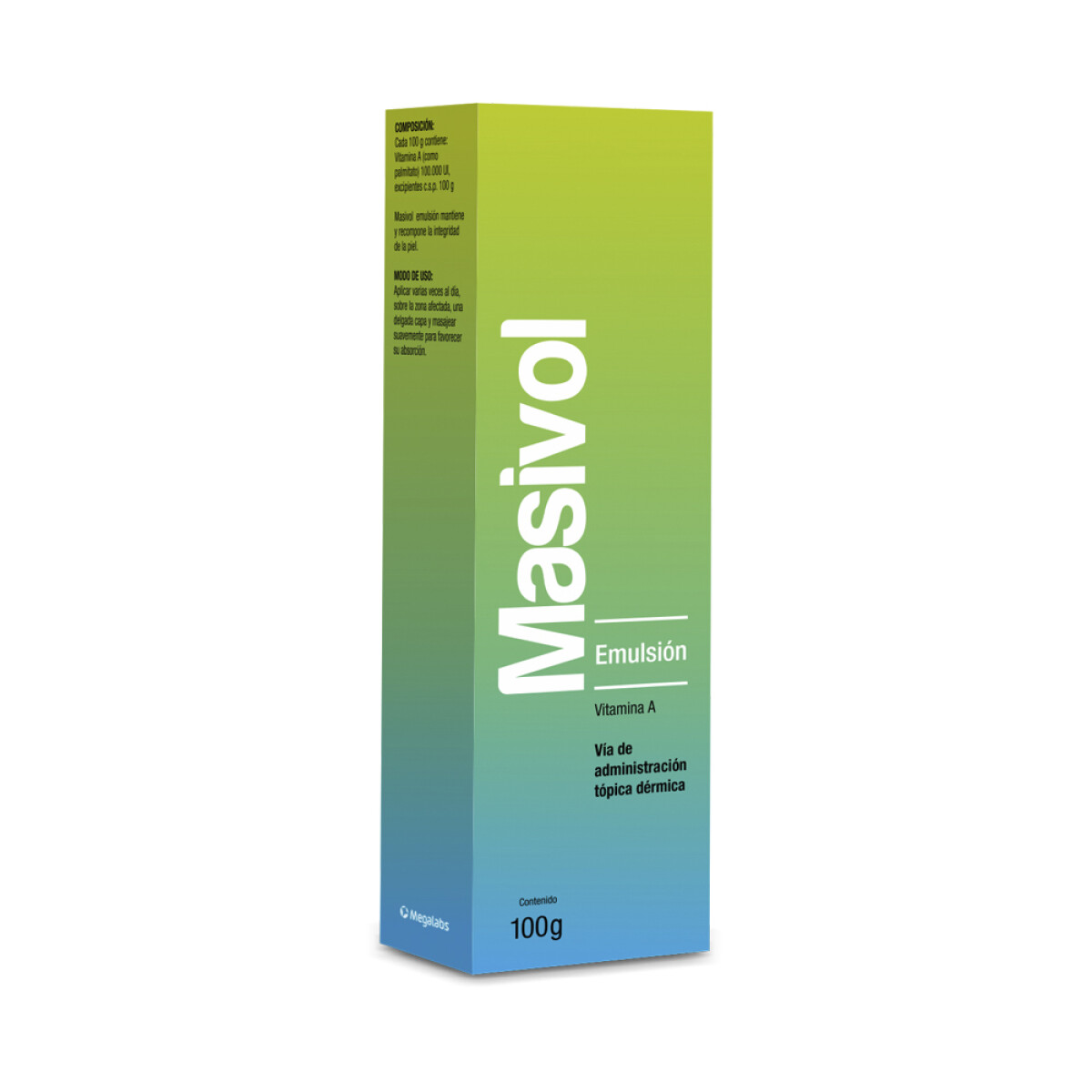 Masivol Emulsión 100 g – Crema emoliente / Hidratante