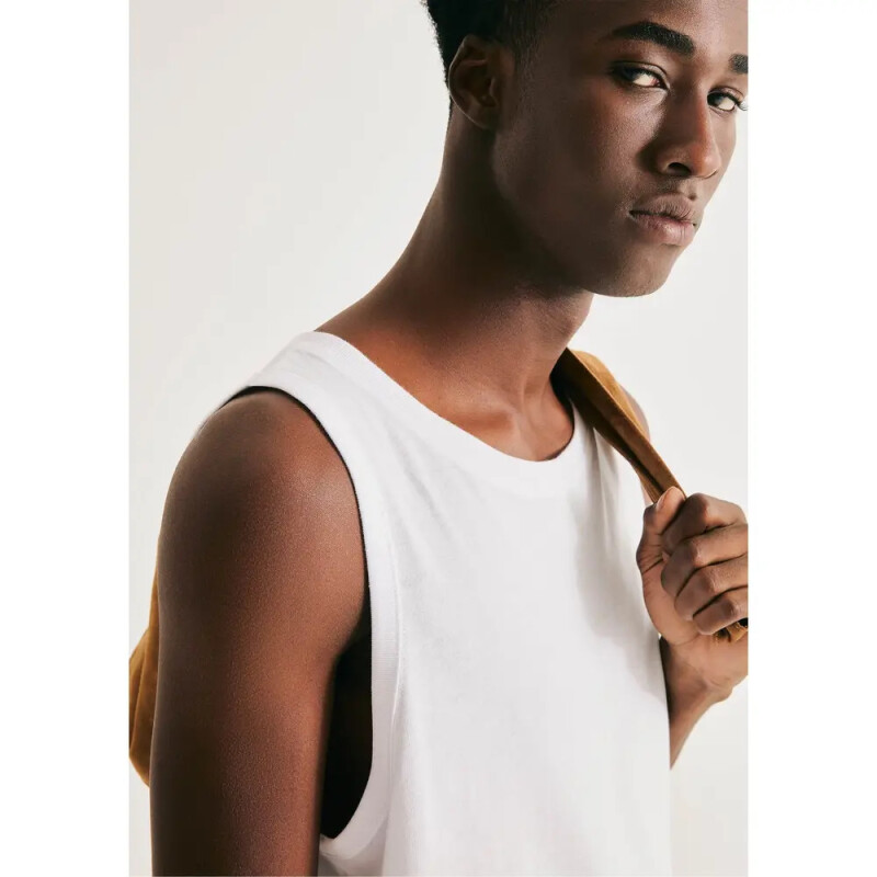 CAMISETA REGATA MASC BRANCO