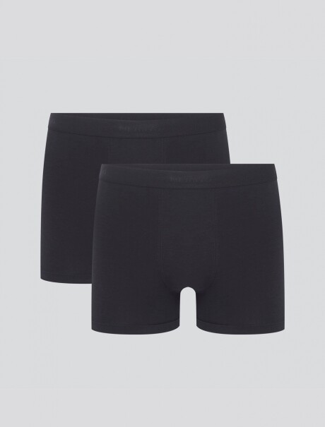 KIT CON 2 CALZONCILLOS BOXER LARGOS NEGRO