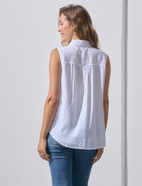 Camisa Lino BLANCO