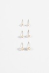 Set de perlas acero dorado