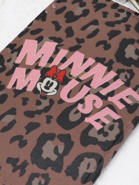 TARJETERO MINNIE MARRON