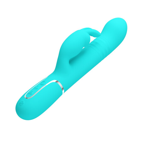 Vibrador Rabbit 4 en 1 Twinkled Tenderness Pretty Love Turquesa