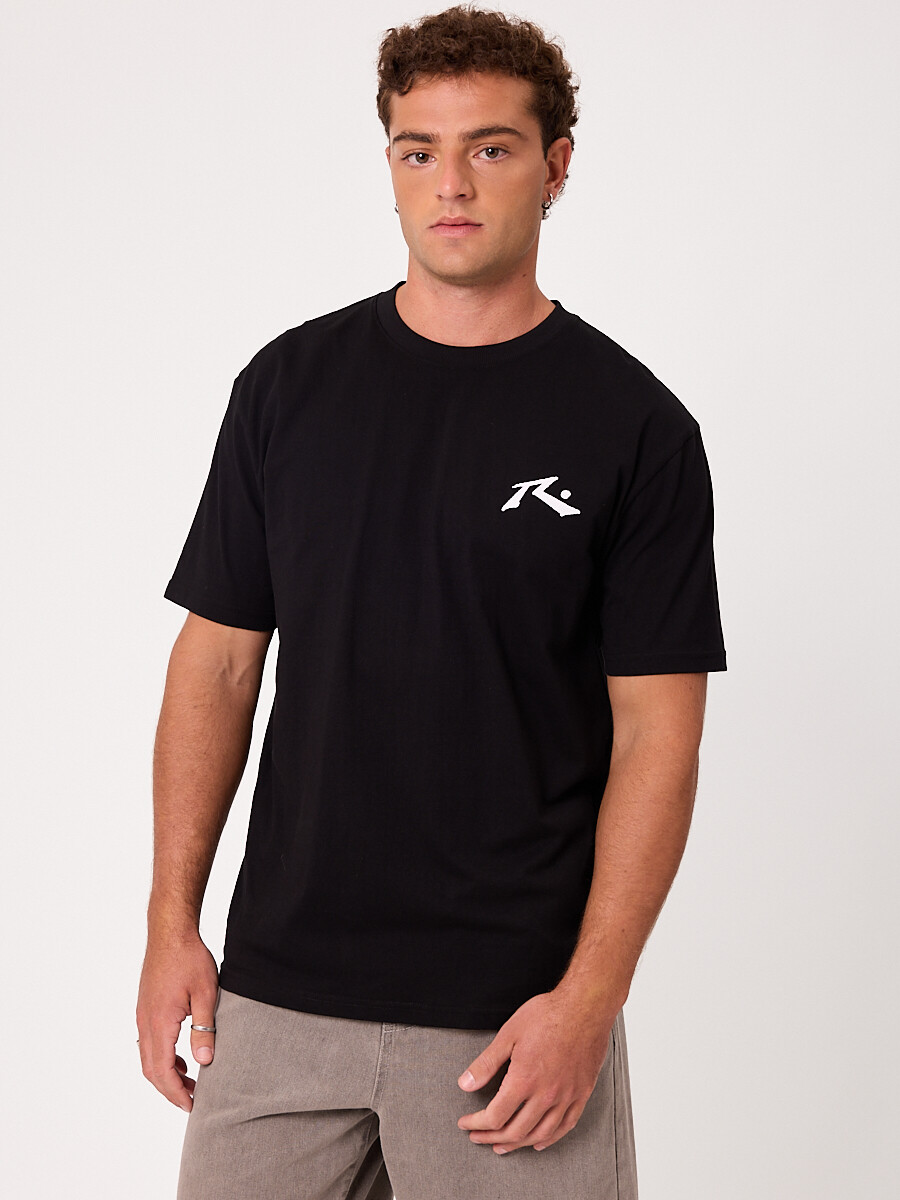 T-SHIRT KYLE S27 RUSTY - Negro 