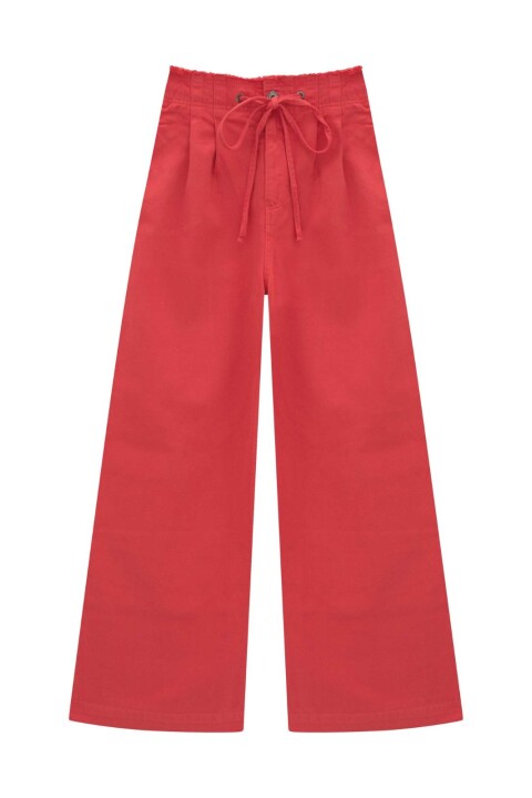 Pantalón Wide Leg Naranja