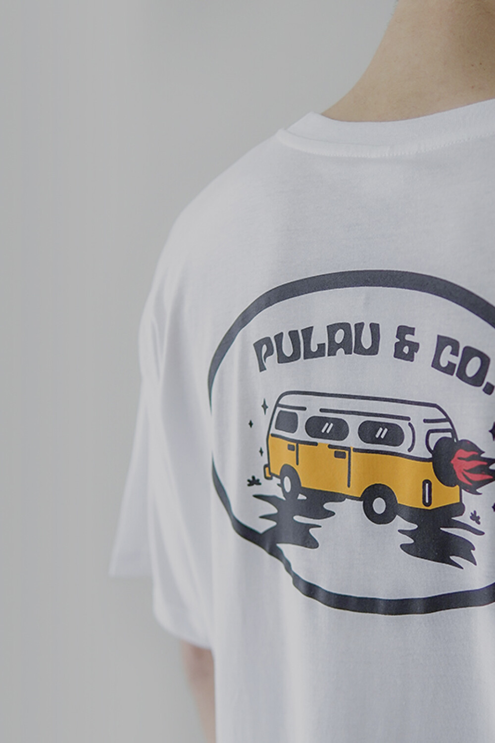 Remera Pulau Combi Blanco