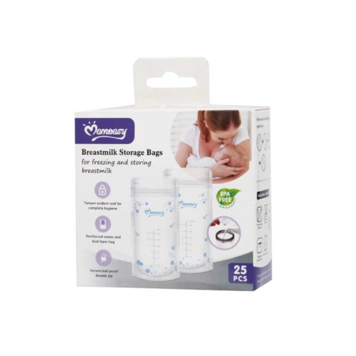 Momeasy bolsas recolectoras de leche x25un 