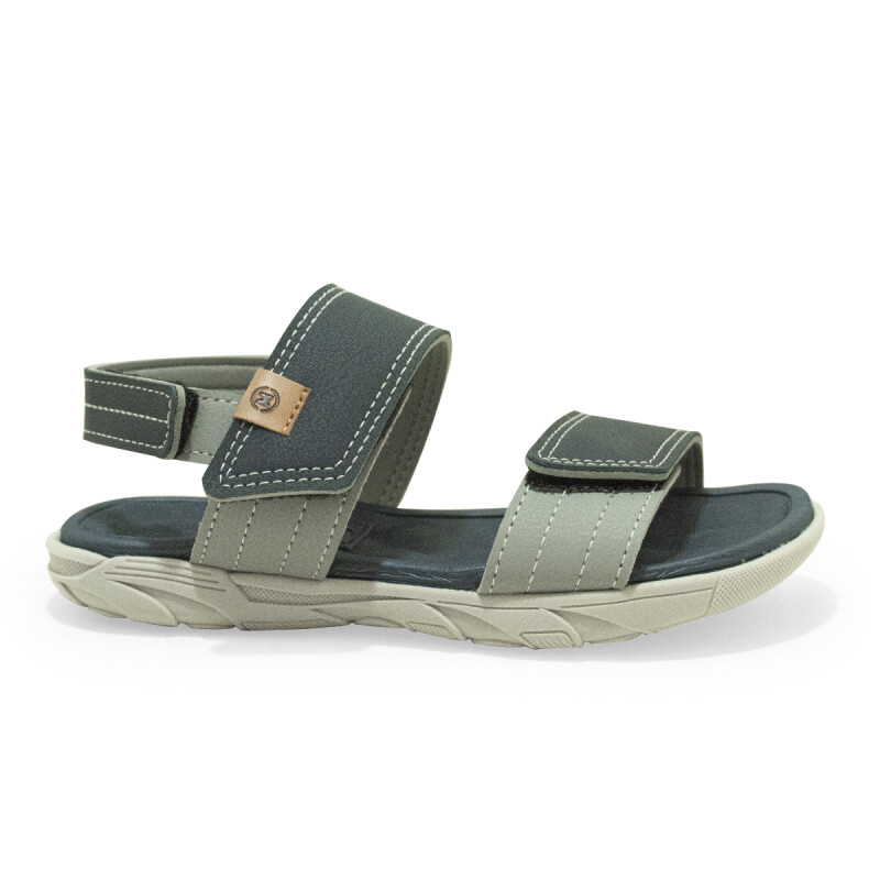 Sandalias - Molekinho - Molekinho Sandalia C/Velcro 2 Tiras de Niños - 2400.155-13958 Marino-gris