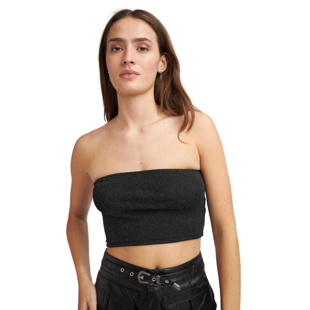 TOP ALDANA S-L - NEGRO 