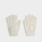Guantes Varios Romántico Guantes Efecto Peluche - Blanco Crudo