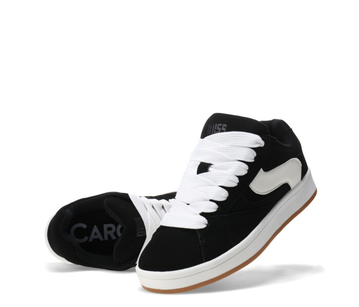 Championes de Mujer Miss Carol SIEGE acordonado Negro