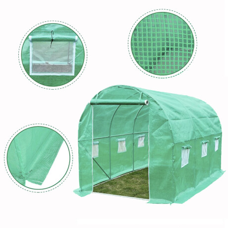 Invernadero Ecodrop con Filtro UV 300x200x200cm Verde