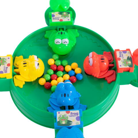 3x2 Juego de mesa Hungry Frog p/4 jugadores 28x28x7cm Unica