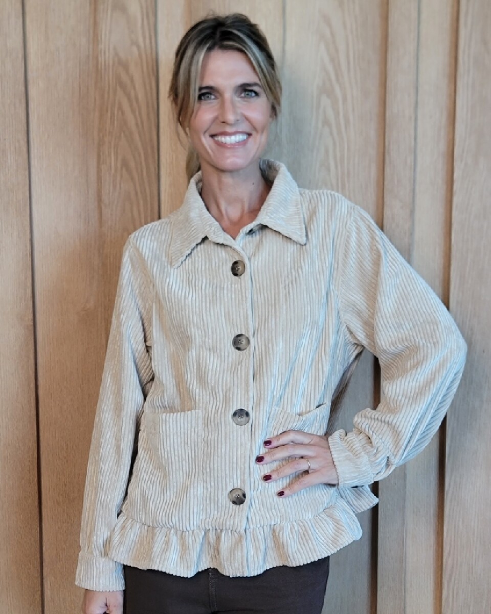 Sobrecamisa Rufina - Pana Beige 