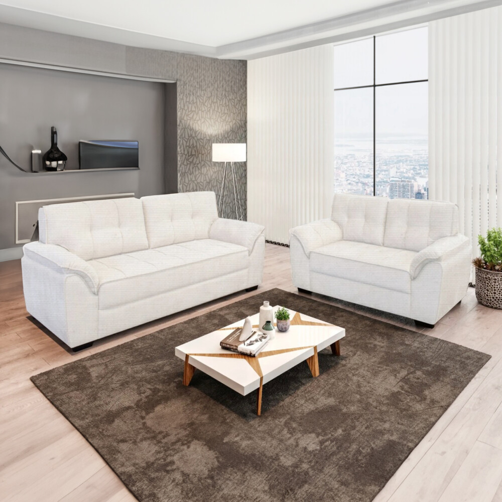 Sofa 3 Cuerpos - Cayman - Blanco Sofa 3 Cuerpos - Cayman - Blanco