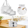 Estuche Neceser Washbag 3 Piezas Blanco