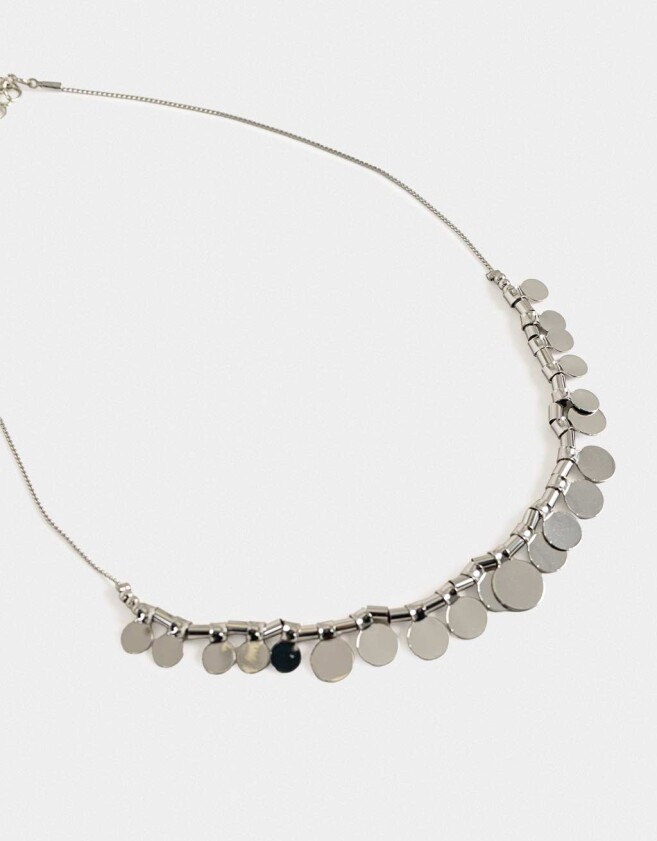 Collares Largos Espejos Collar Largo De Espejos - Plateado