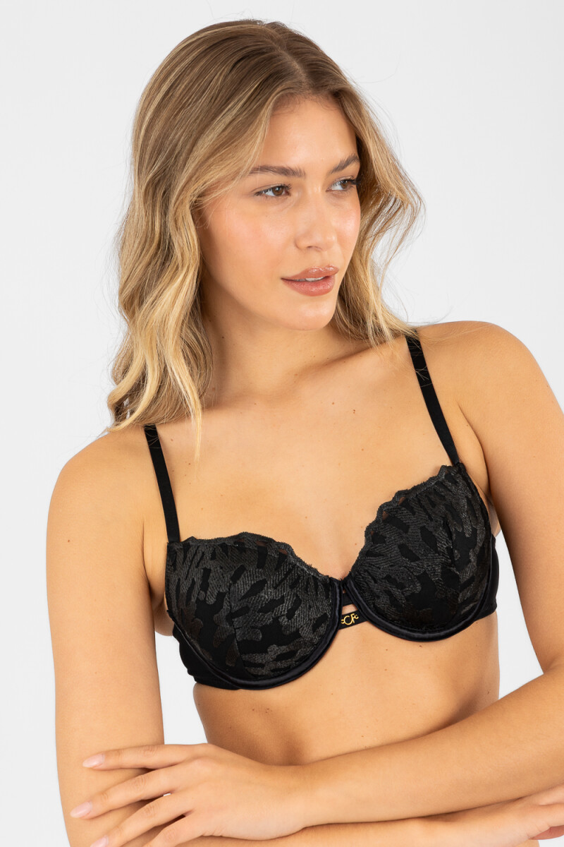 Soutien preformado acanto - Negro