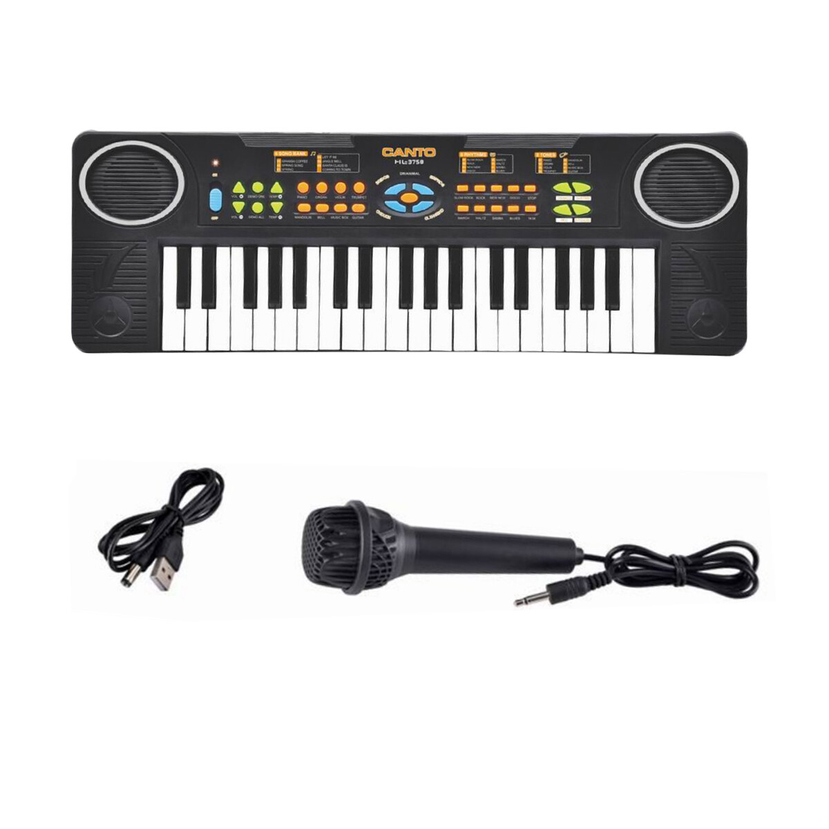 Juguete Piano Musical Con Micrófono 