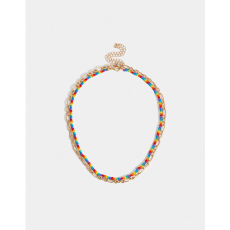 Collares Cortos Pride Dorado