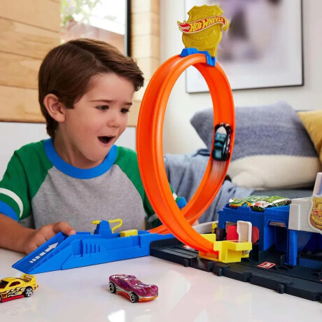 Pista Hot Wheels Estacion de Policia Pista Hot Wheels Estacion de Policia