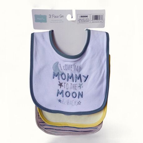 Set De Babero x3 Clásico Mommy