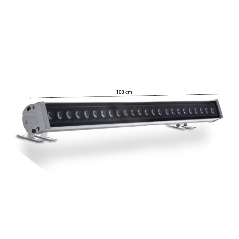Lampara de pared lineal RGB LED 12W Proyector Lineal LED 24W Luz Cálida