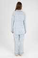 Pijama mafalda franela algodon Celeste
