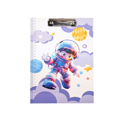Tabla con pinza diseño astronauta tamaño A4 Tabla Con Pinza Diseño Astronauta Tamaño A4