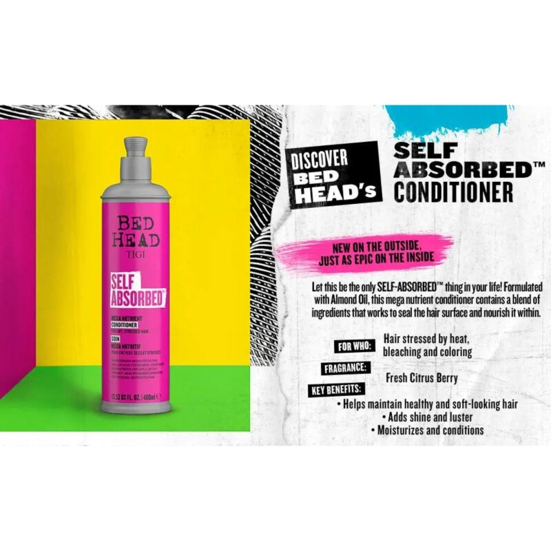 Shampo Tigi Bed Head Self Absorbed 400ml Shampo Tigi Bed Head Self Absorbed 400ml
