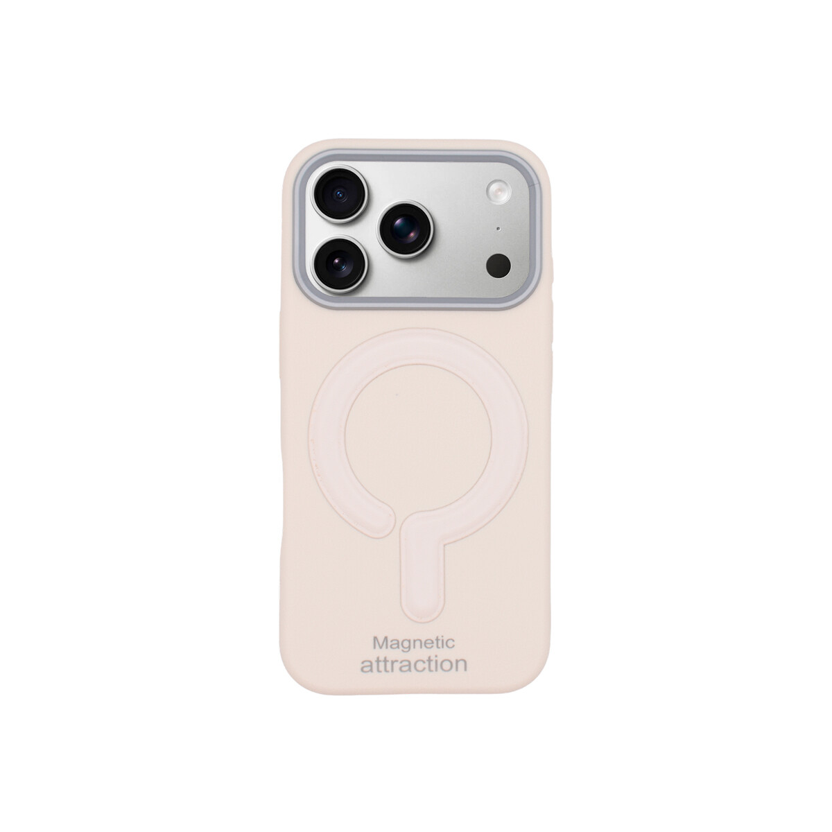 Protector para iPhone 17 Pro texturada color blanco 