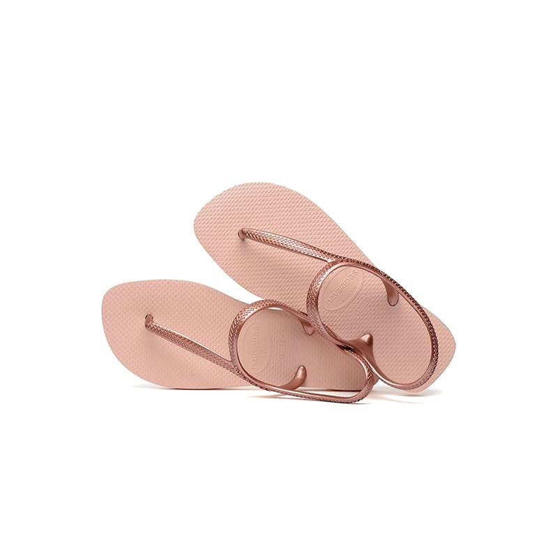 Ojota Havaiana de Dama Flash Urban Rosado Oro