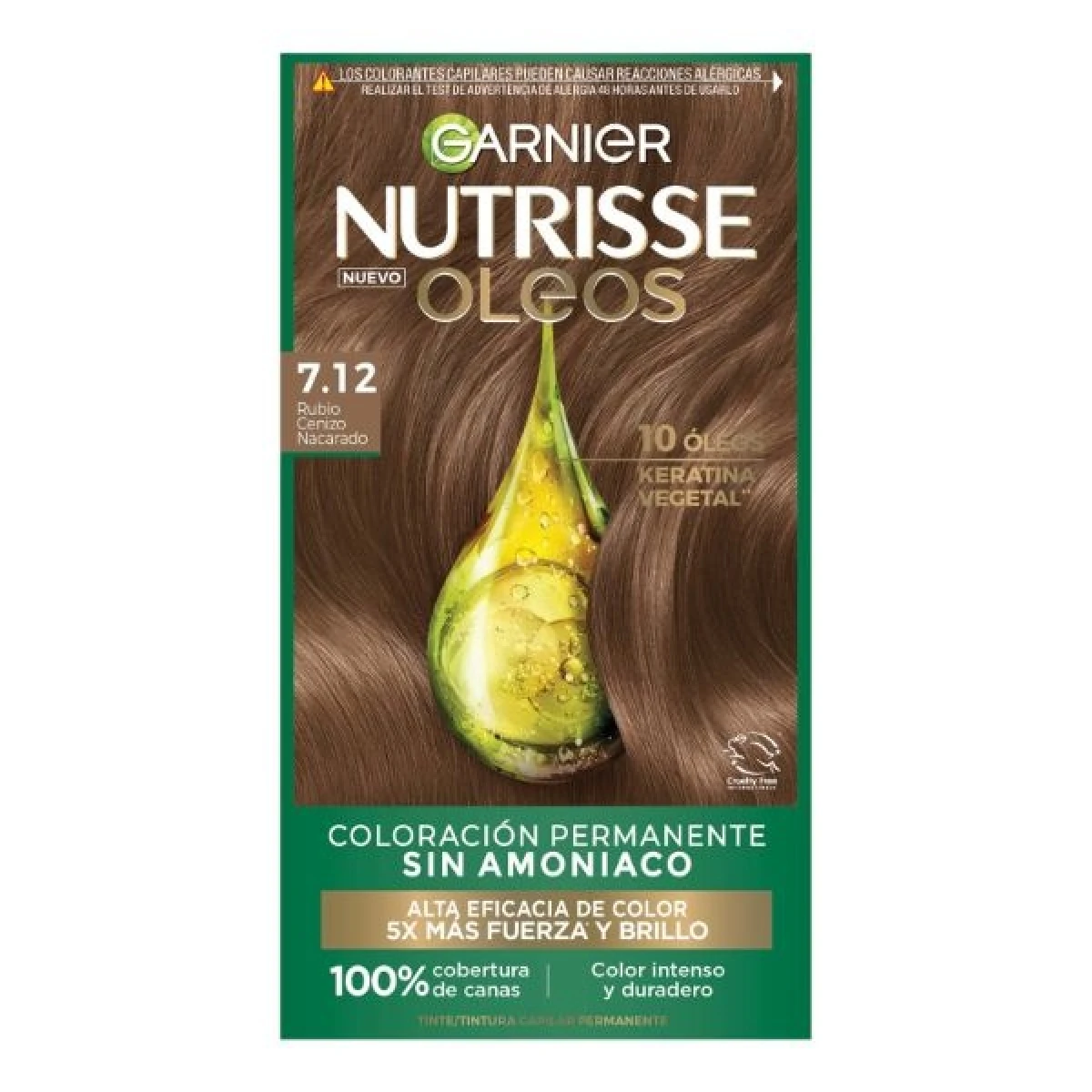 Nutrisse Oleo Rubio Cenizo Nacarado 7.12 