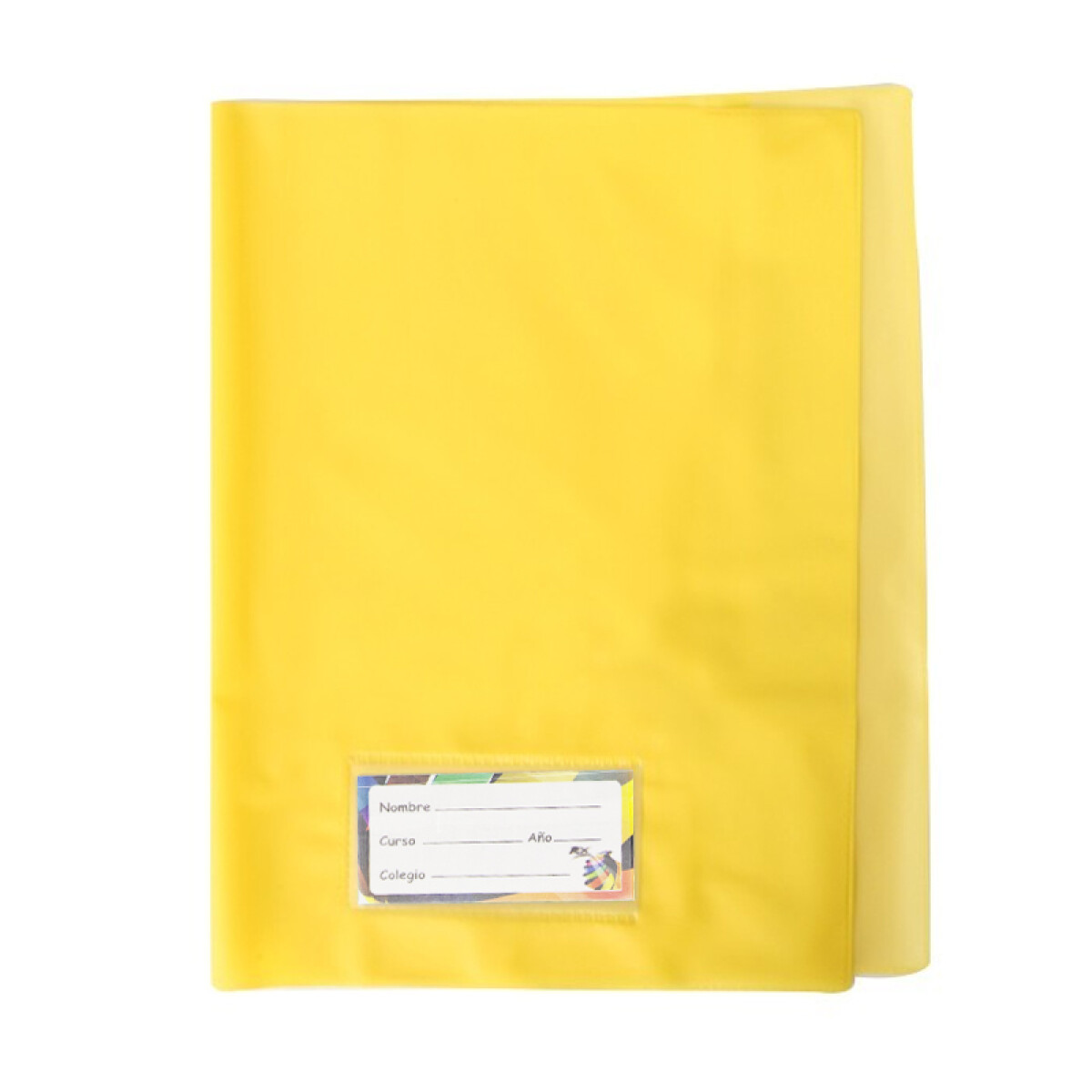 Forro PVC Cuaderno (Unidad) - Amarillo 