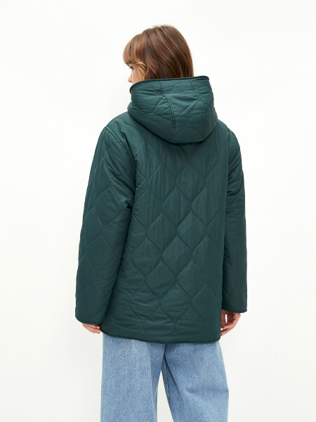 CAMPERA CORD VERDE OSCURO
