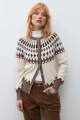 Cardigan Bariloche beige melange