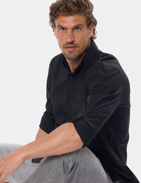 CAMISA LISA Negro