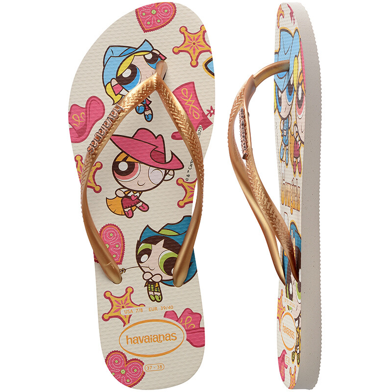 Ojotas Havaianas Warner Classics Slim Beige