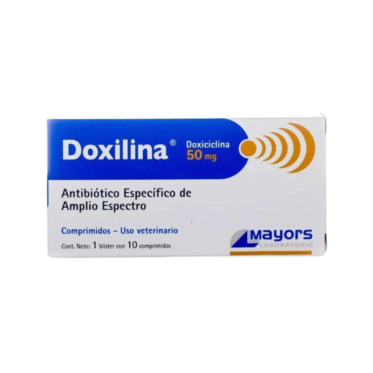 Doxilina 50 Mgs 10 Comprimidos 