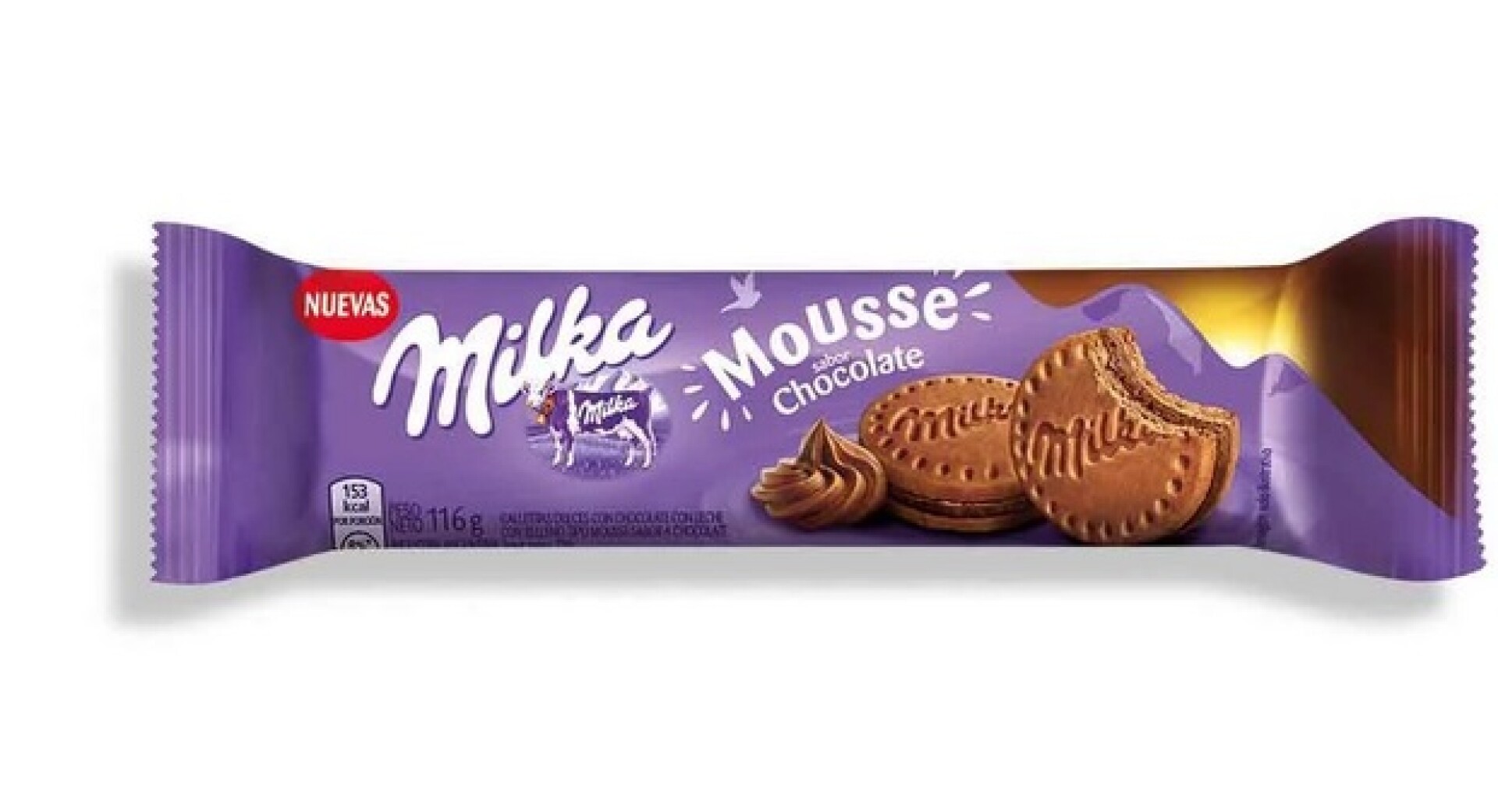 GALLETA MILKA MOUSSE 116G CHOCOLATE 