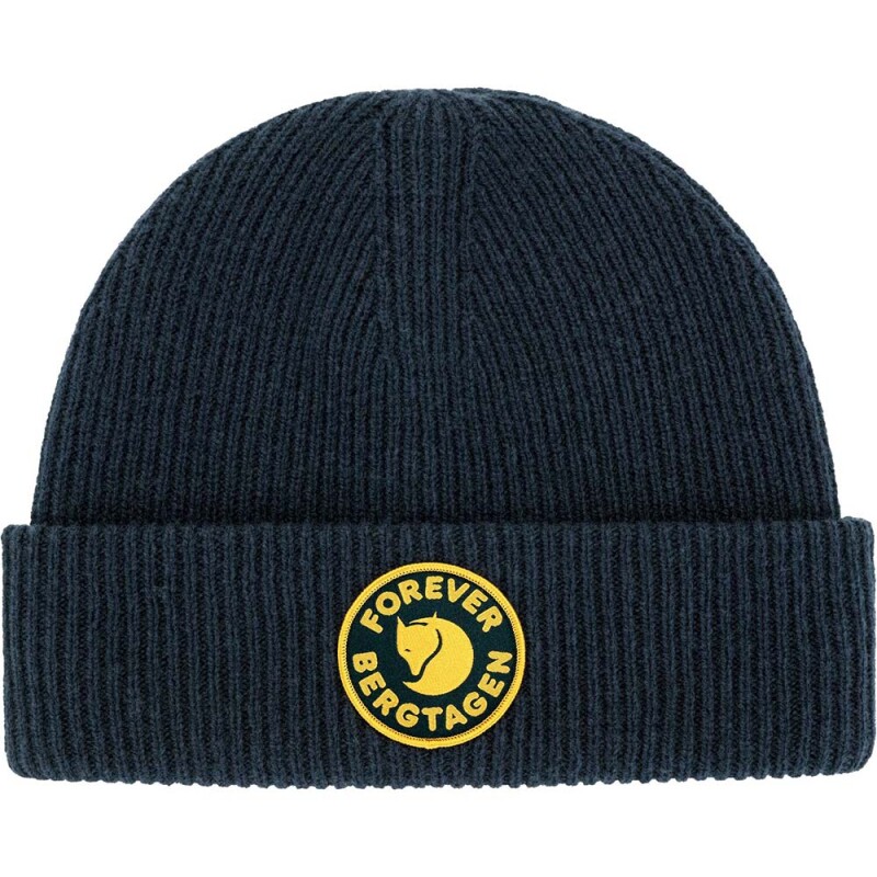 Beanie Fjallraven Bergtagen Forever Wool Beanie Unisex Dark Navy