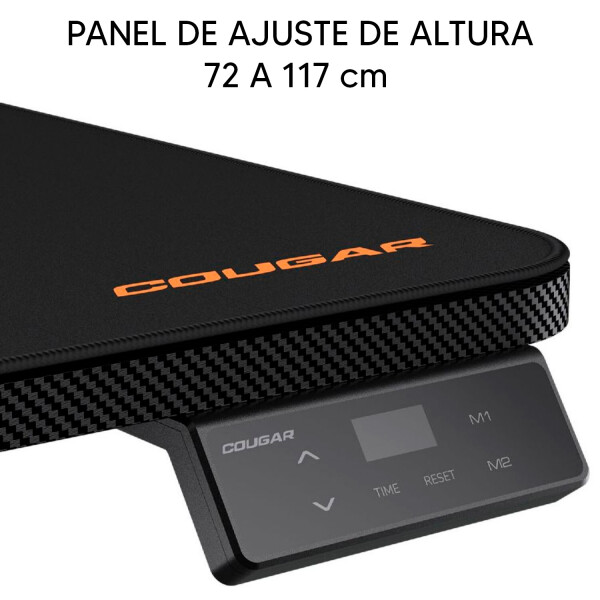 Escritorio 120cm Eléctrico Cougar E-star 120 ESCRITORIO COUGAR E-STAR 120 NEGRO