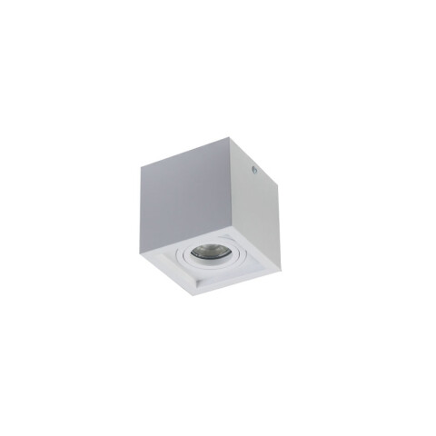 Lámpara de techo 1mod cuadrado blanco GU10 10x10cm IX9322